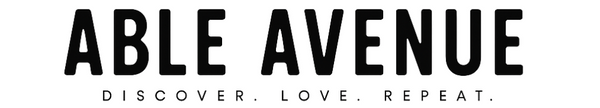 Black AbLe Avenue Logo on a white background