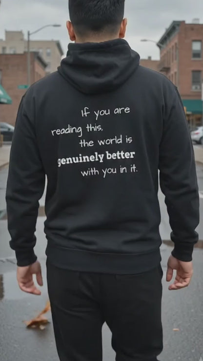 The Connection Hoodie | Suicide Prevention Awareness - Change someone's day & spark a connection